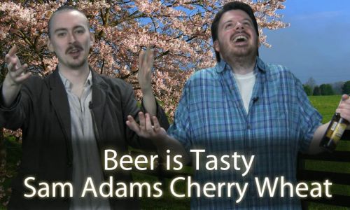 Samuel Adams Cherry Wheat Review & Dick’s Beer!